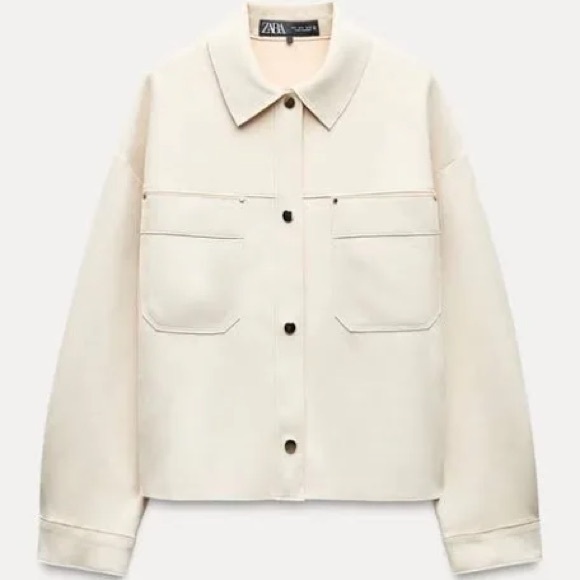 Zara Jackets & Blazers - Zara Faux Suede Jacket